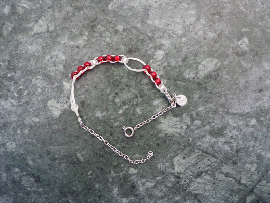 Mama's Cue Bracelet Red